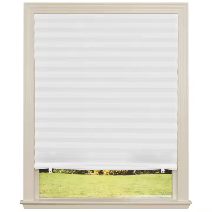 1PC Cortinas Plegables De No Tejido Autoadhesivas Para Cocina Y Balcones Cubiertas Solares Para Ventanas Decorativas Para El Hogar - 1