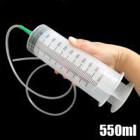 Siringa Grande De 100/300/550ml Con Bomba De Aceite Y Tubo De 1m Para Alimentación De Animales Medición De Nutrientes En Hidroponía - details 2