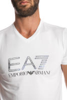 Emporio Armani EA7 Camiseta Algodón Hombre Blanco 2739116 P206 10 - details 1