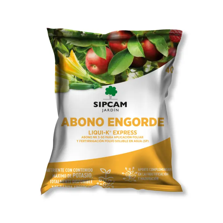 ABONO LIQUIDO ENGORDE LIQUI-K EXPRESS 40GR - Suplemento para corregir carencias de potasio y promover el engorde de la fruta - 1