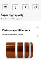 Cinta Adhesiva De Poliimida Kapton Oro Resistente a Altas Temperaturas 33M Para Soldadura Y Mascarado Con Ancho De 10-50MM Sin Residuo - details 1