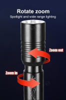 Linterna Profunda 8000LM Super Potente IPX8 Profesional Para Natación Y Pesca Luz LED Ajustable Impermeable 18650 Linterna Submarina - details 4