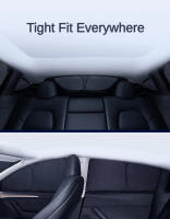 Sunshade Para Tesla Model 3 Y S X JUNIPER 2024-2025 Espejo Plateado Opaque Protección UV Accesorio De Viaje Para Coche - details 12