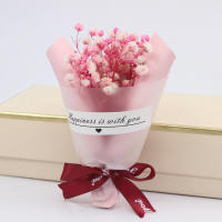 Mini Bouquet De Flores De Rosas De Sabão Artesanal 1 Peça Presente Para Festa Família Amigos Mãe Namorada Decoração De Casa - details 0