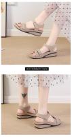 SP Sandalias de mujer de nuevo estil con Tacones de cuña, Suela Gruesa con Velcro, Talla big, sandalias de una Tira en stock, - details 26