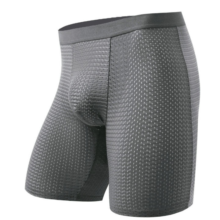 BIT 3 UNIDS Boxer Short Para Hombre Sexy En Malla Calzoncillos Largos Para Hombre Calzonvillos De Poliester Con Diseño De Letres