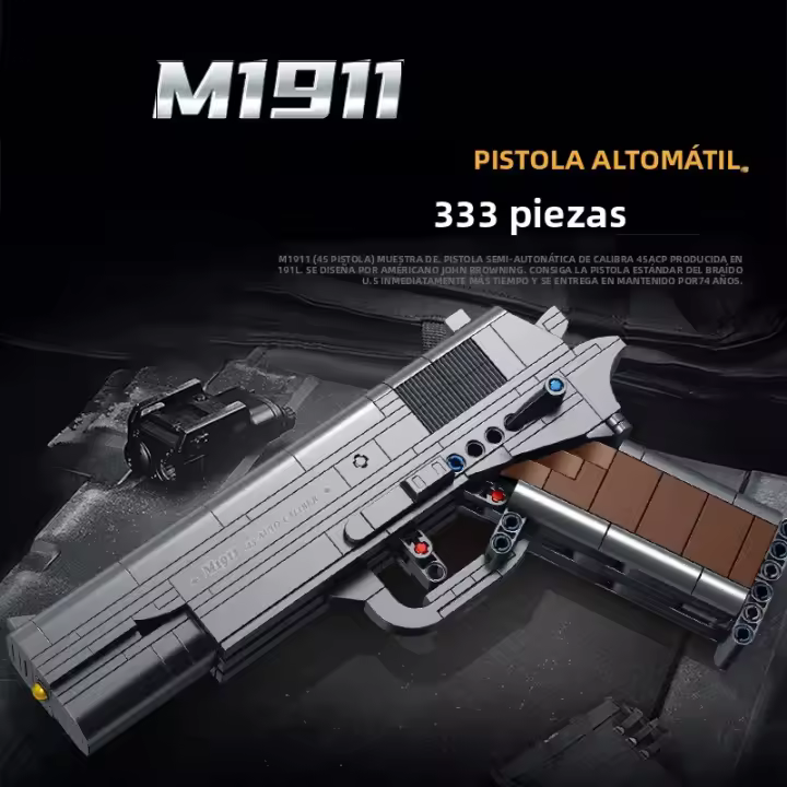  Pistola Desert Eagle Serie Militar Bloques M92 USP WW2 PPK Modelo De Juguete Para Niños Y Niñas Construcción DIY Regalo Para Chicos - 1