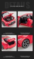 Modelo De Coche De Aleación TOYOTA Avalon 1:24 Con Sonido Y Luz Vehículos De Juguete Metálicos Simulación Regalos Para Colección - details 6
