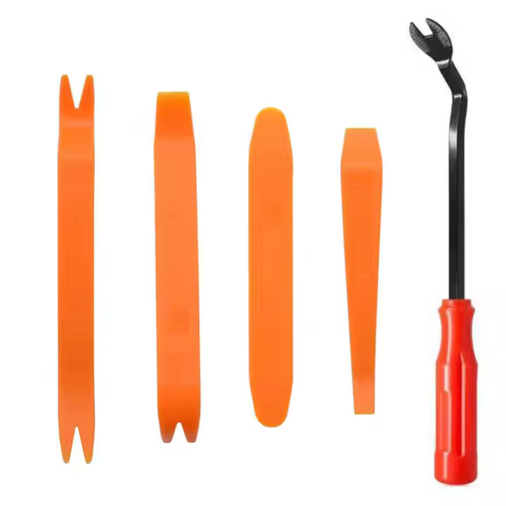 Kit De Herramientas Para Desmontaje De Automóvil 5 Piezas Set De Herramientas Para Panel De Instrumentos Y Puertas Sin Arrugas Kit De Reparación Y Refit Para Radio De DVD - 1