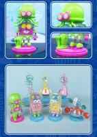 6PCS Spongebob Squarepants Caja Sorpresa Patrick Star Figuras De Acción De Anime Serie Jellyfish Saltarina Juguetes Para Niños Regalo - details 13