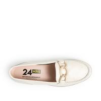 Mocasines y náuticos mujer 24 HORAS 26410 NATURA MOCASIN CADENA NATURAL LINO 35608 25V - details 1