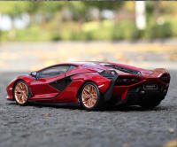 Bburago 1:25 Lamborghini Sian FKP 37 Coche Deportivo De Aleación Vehículos De Cera Coleccionables Juguetes Modelo Voiture Regalos - details 10