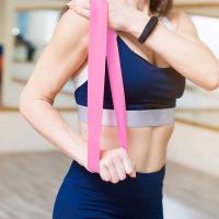 Banda De Resistencia Elástica Para Yoga Y Gimnasio Ayuda En Pull up Crossfit Ejercicio De Entrenamiento De Fitness Equipamiento De Ejercicio De Músculos De Pecho Y Piernas - details 3