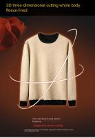 Sudadera De Polar Para Hombre Y Mujer Cuello Redondo Deportiva Casual De Otoño E Invierno Gruesa Y Cálida Tela De Veludo De Cabra - details 3