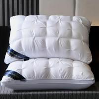 Luxury 5-Star Hotel Quality Pillow, 600g Weight, 19x25 Inch - Deep Sleep Neck Support, All Seasons Anti-Slump High Pillow Core, Machine Washable, Sleeping Pillow - details 0