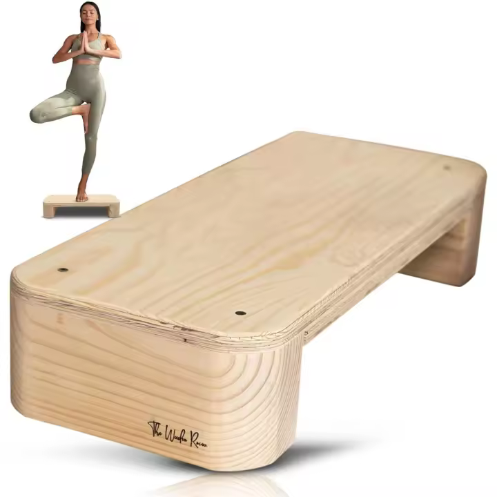 TWR Only Wood - Plataforma de Step Natural Antideslizante - 1