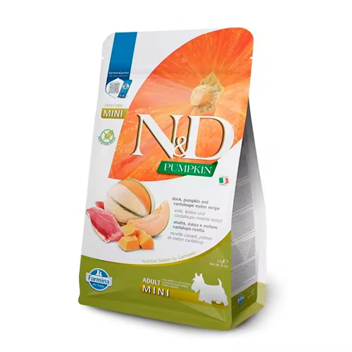 Farmina N&D Pumpkin Adult Mini Pienso de Pato para Perros Pequeños 2kg - 1