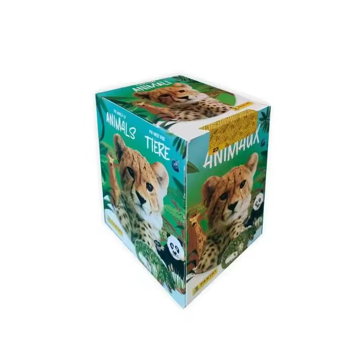 Panini Mundo Animal: los Récords - Cajita con 50 sobres o Album + caja 50 sobres para elegir dos modelos mirarse bien antes de pedir - Colección Oficial Panini garantizado - 1