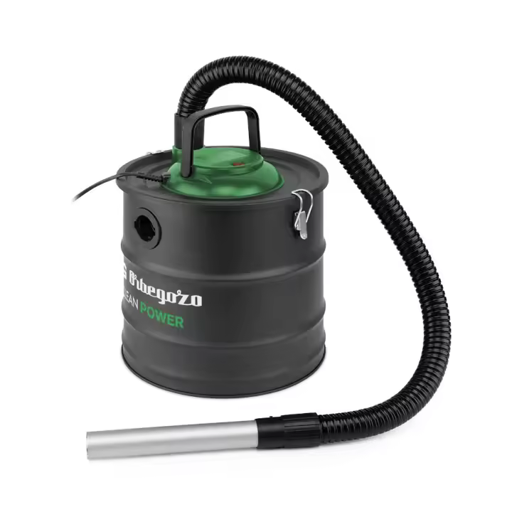 Orbegozo aspirador de ceniza APZ 1200, 20 litros de capacidad, prefiltro para polvo fino, filtro HEPA, función soplador, manguera de 1 metro, 1200 W - 1