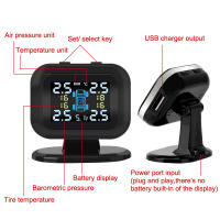 Sistema De Monitoreo De Presión De Neumáticos Para Coche Con Alarma De Seguridad Automática Y 4 Sensores Externos Wireless Mini TPMS USB - details 10