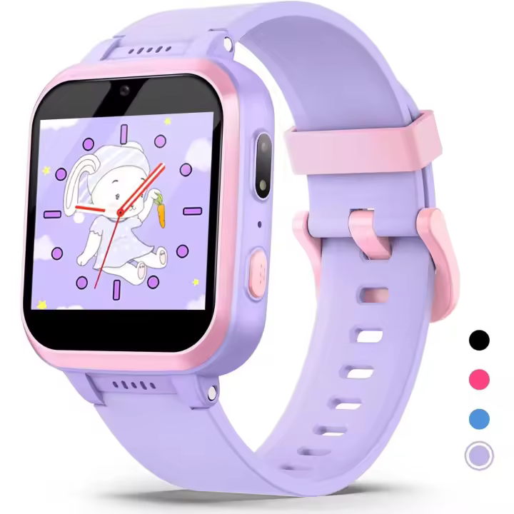 Relojes inteligentes para niños con juegos de rompecabezas Cámara de pantalla táctil de alta definición reproductor de música de vídeo despertador linterna moda regalos de relojes inteligentes para niños 6 - 13 años juguetes para niños y niñas - 1