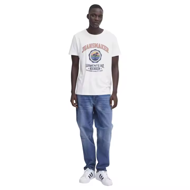 Camiseta de Manga Corta Blend Herre para hombre en color blanco - 1