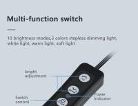 Anillo De Luz De Autoefecto 10 Pulgadas Con Trípode Opcional Lámpara De Iluminación Para Video Grabación Y Transmisión En Vivo - details 17