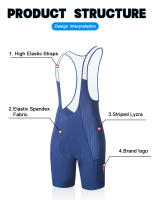 X-TIGER Shorts De Ciclismo Para Hombres Con Almohadilla De Alta Densidad Y Ajuste De 5 CM Para Viajes De Larga Distancia - details 7