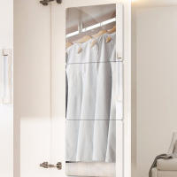 Espejo Largo De Pared Acrílico Suave Para El Hogar Marco Sin Marco Cuadrado Flexible Y Antirrompible Para Baño Sala De Estar Y Armario De Vestir - details 1