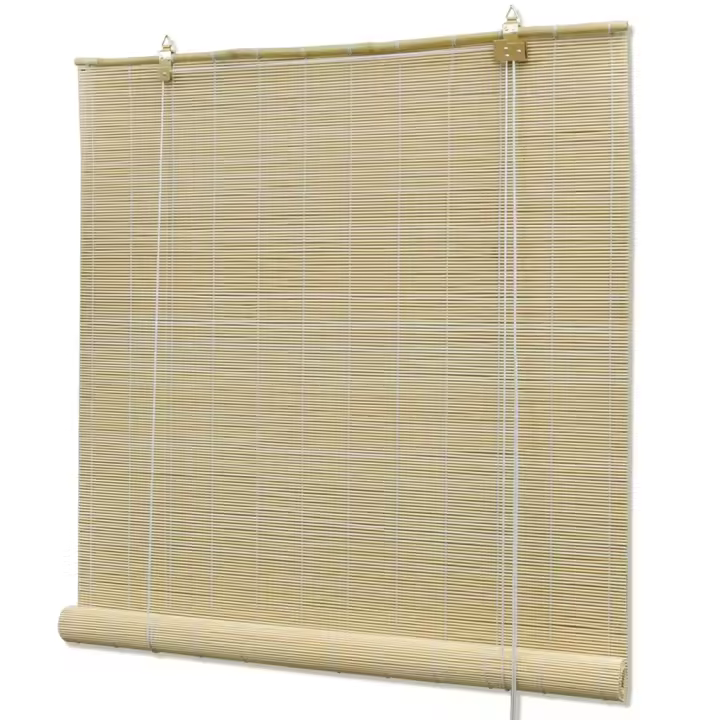 vidaXL Estor Enrollable Ventana de Bambú 80x160cm Persiana Venecianas Color Beige,  Marrón, y mas - 1