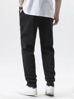 Pantalones De Correr Invierno Para Hombre/Mujer Joggers Deporte Fitness Gimnasio Fleece Color Sólido Trousers De Poliéster - details 2