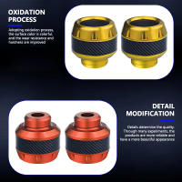 4Pcs Protección De Caída Para Motocicleta En Aleación De Aluminio Protetores De Rueda Delantera Y Marco De Scooter Sliders Exteriores Para Moto - details 5