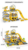 Juguete De Ingeniería Con Vehículo De Inercia Y Luz Para Estacionamiento En La Ciudad DIY Assembled Track 3 Piezas De Coche De Aleación Para Niños Regalo - details 12