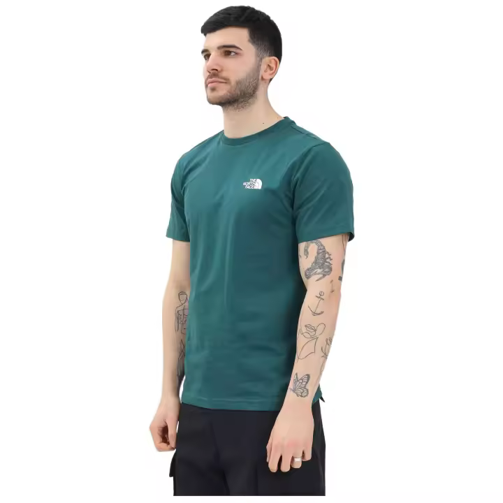 Camiseta de Manga Corta The North Face Simple Dome para hombre en color verde - 1