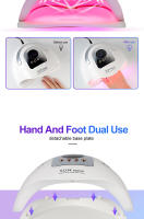 Lámpara LED UV SUN X26 MAX Para Arte De Uñas Con Timer Y Sensor Automático Secador Profesional Para Polvos De Gel Herramienta De Uñas Tamaño 22*20*10cm - details 3