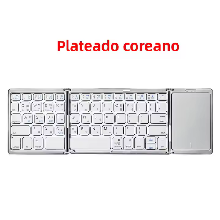 Teclado Portátil Móvil Inalámbrico Bluetooth Mini Para IOS Android Windows iPad Tableta Teléfono Teclado En Miniatura Plegable De Corea Del Sur - 1