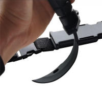 Cuchillo De Entrenamiento Táctico En Plástico Daga Flexible Fija Para Juegos De Deporte Y Halloween Regalo Para Niños - details 5
