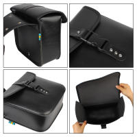 Bolsa De Tanque Para Motocicleta Viaje Almacenamiento De Herramientas Luggage Saddle Bag De Cuero PU Bolsa De Banda Motor - details 3