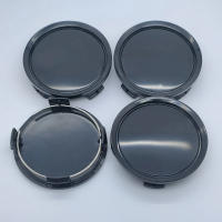 Juego De 4 Cubiertas De Centro De Eje De Rueda Para Coche 75mm ABS Negro Y Plateado Universal Alta Calidad Duradera Accesorios Exteriores De Automóvil - details 1