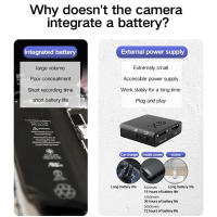 Cámara De Seguridad Portátil 2024 XD pro Mini Resolución 4K WiFi 5G Visión Nocturna Para Monitoreo Remoto Y Protección Del Hogar - details 3