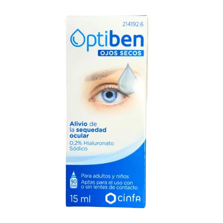 Optiben Ojos Secos Gotas 15 ml - 1