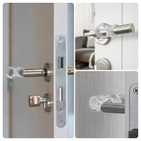 1-5pcs Almohadilla De Puerta De Silicona Protección Infantil Anticaída Y Protección De Pared Accesorios De Seguridad Para La Casa - details 13