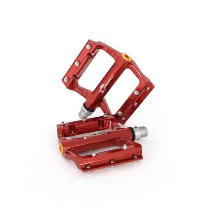 PEDALES PLATAFORMA MSC ALU EJE CRMO RED - 1