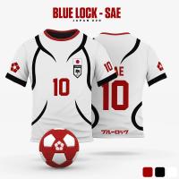 Camiseta Azul Lock Japón U20 Blanco Anime Dibujos Animados Cosplay Hombre Verano Manga Corta Niños Moda Mujer Camiseta O-Neck Polyester - details 1