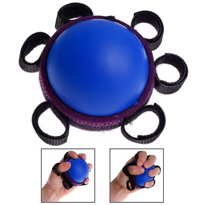 Hand Grip Ball Finger Practice Exercise Power Rehabilitation Training Gripper - 1