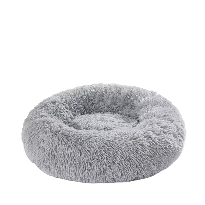 Cama Redonda para Mascotas Antiestress de Lujo - Elegancia y Confort para Perros y Gatos - 1
