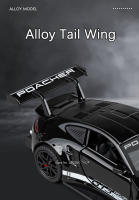 Coche De Juguete De Aleación De Zinc 1:32 GT3 RS Con Luz Y Sonido 4 Puertas Abiertas Coche Deportivo Para Niños Y Adultos Regalos - details 5
