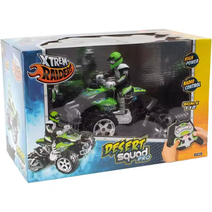 Desert Squad Quad RC para Niños Moto Juguete Verde 4x4 (World Brands 1803109) - 1