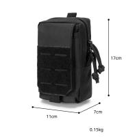 Bolsa De Teléfono Móvil Impermeable Para Correr Con Cinturón Especial Para Hombres Bolsa De Supervivencia EDC Con Molle Y Monedero Para Mochila - details 0