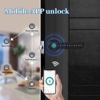 Cerrojo de Seguridad Industrial | Doble Autenticación Huella+Código | Certificación IP65 Anti-vandalismo | Para Almacén/Oficina/Caja Fuerte (Incl. 5 Llaves de Emergencia) - details 3